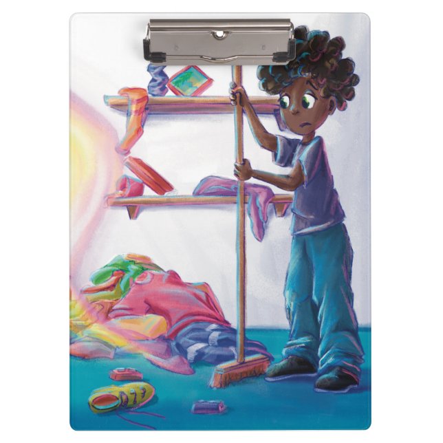 Are You Bored? Kids Checklist Clipboard Klemmbrett (Vorderseite)