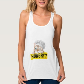 are you hungry cat lovers design  tank top