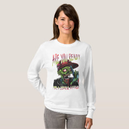 Are You Ready | Women’s Zombie Attack Long Sleeve  T-Shirt
