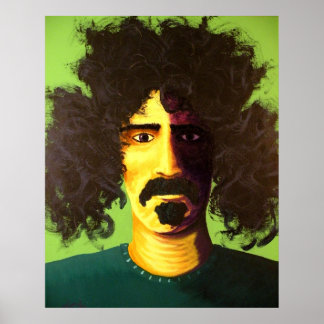 "Are you serious?" Pop Art Poster of Frank Zappa