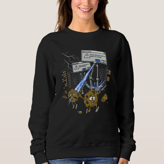 Are You Sure You Want To Delete Cookies  Computer  Sweatshirt (Vorderseite)