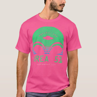 Area 51 2019 Sonnenuntergang Außerirdischer Kopf U T-Shirt