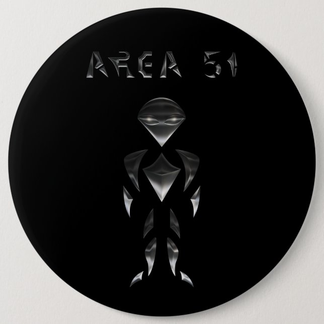 Area 51 (Chrom) Button (Vorderseite)