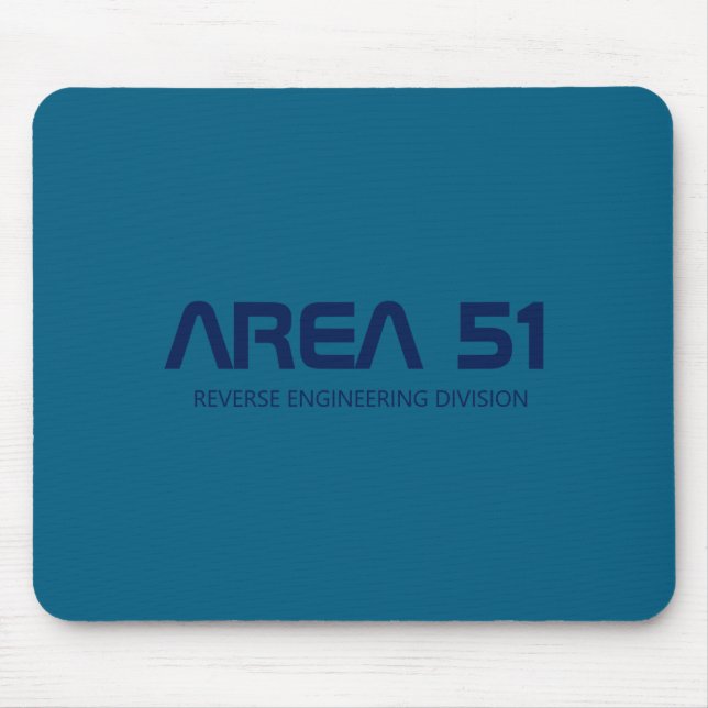 Area 51 Reverse Engineering Alien Ufo Paranormal  Mousepad (Vorne)
