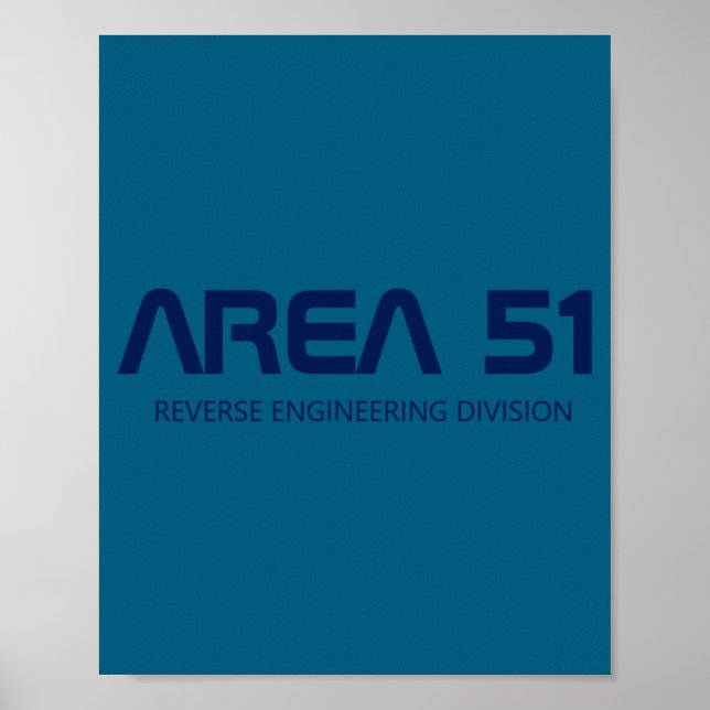 Area 51 Reverse Engineering Alien Ufo Paranormal  Poster (Vorne)