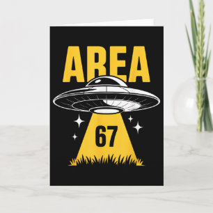 Area 67 UFO-Fliegende Untertasse Lichtstrahl Karte