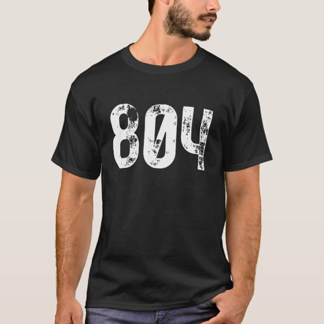 Area Code 804 Richmond Virginia VA ACHT ZERO VIUR T-Shirt (Vorderseite)