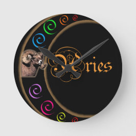 Areale Runde Wanduhr