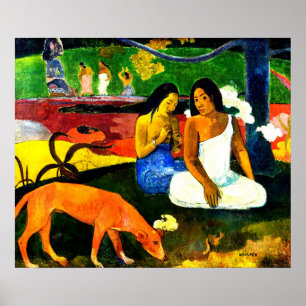 Arearea von Paul Gauguin Poster