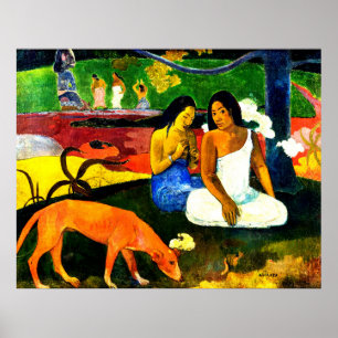 Arearea von Paul Gauguin Poster