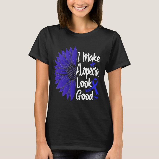Areata Geschenk - Haarausfall Bewusstsein T-Shirt (Vorderseite)