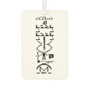 Arecibo Binary Message 1974 Autolufterfrischer