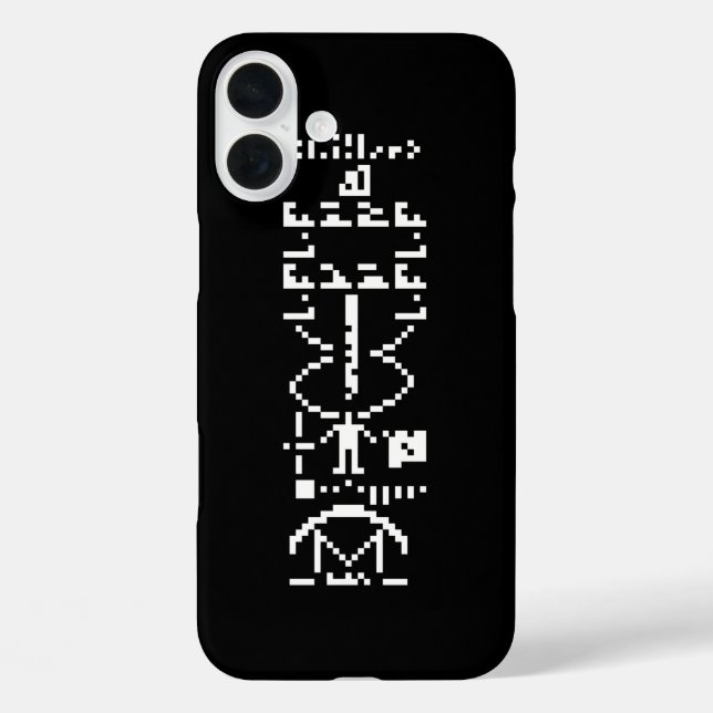 Arecibo Binary Message 1974 Case-Mate iPhone Hülle (Rückseite)