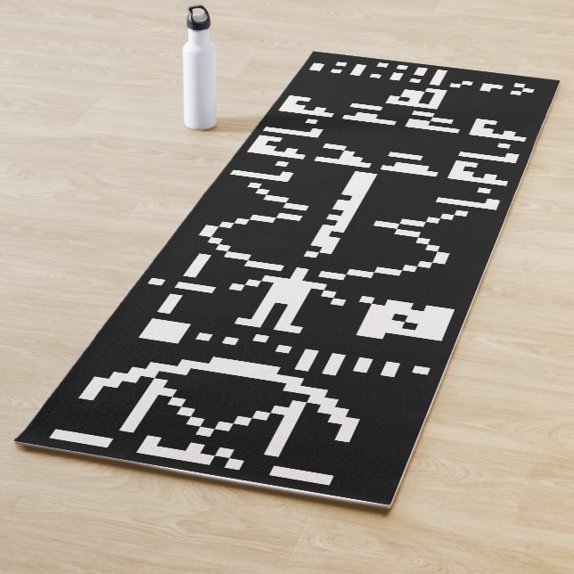 Arecibo Binary Message 1974 Yogamatte (Beispiel)