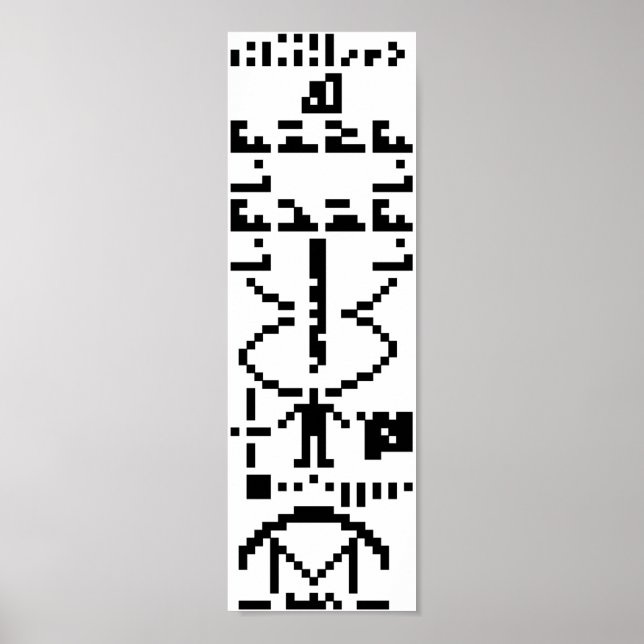 Arecibo_Message Poster (Vorne)