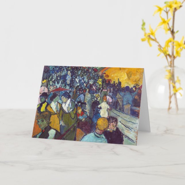 Arena in Arles | Van Gogh | Karte (Gelbe Blume)