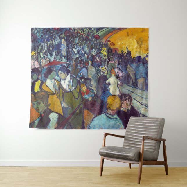 Arena in Arles | Van Gogh | Wandteppich (Beispiel (Horizontal))