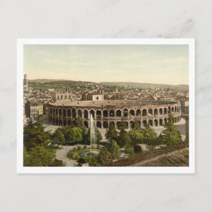 Arena, Verona, Italien Postkarte