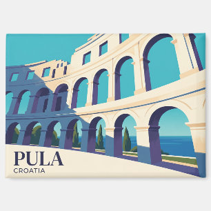 Arena von Pula Kroatien Magnet