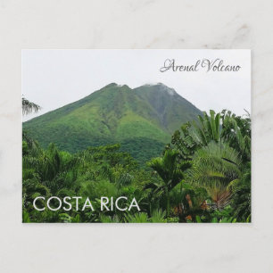 Arenal Volcano, Costa Rica Postcard Postkarte