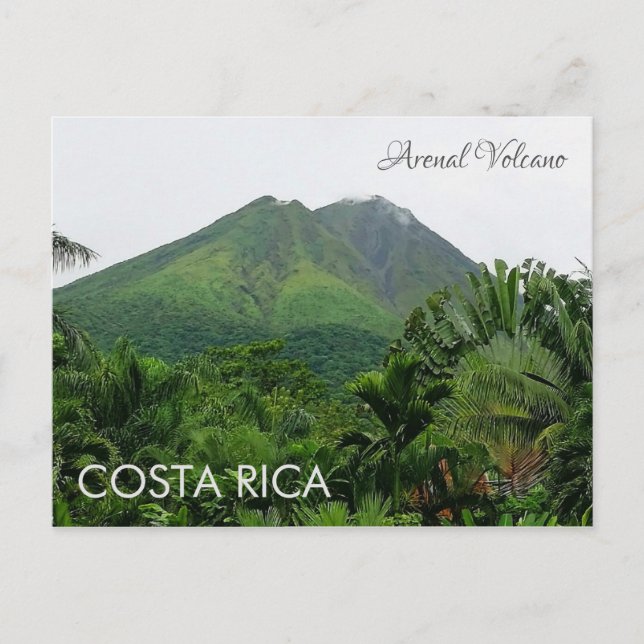 Arenal Volcano, Costa Rica Postcard Postkarte (Vorderseite)