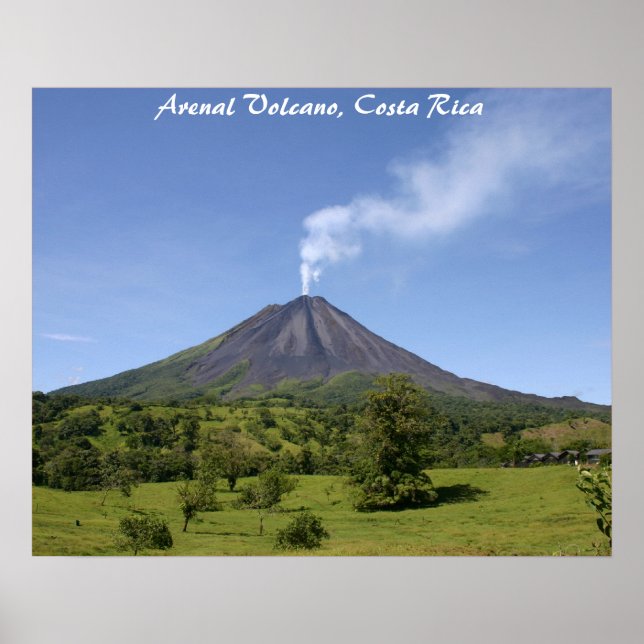 Arenal Vulkan Costa Rica Poster (Vorne)