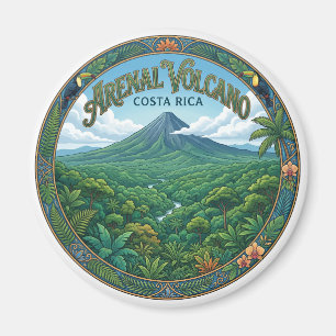 Arenal-Vulkan La Fortuna Costa Rica Magnet