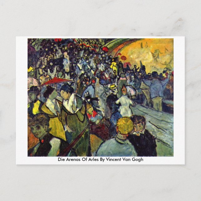 Arenas of Arles von Vincent Van Gogh die Postkarte (Vorderseite)