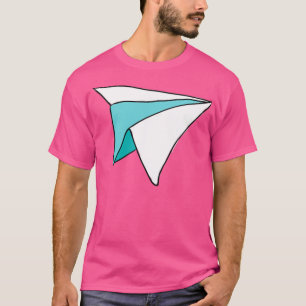 Areo-Flugzeug-Doodle-Papieraufkleber T-Shirt