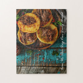 Arepa Brot mit Personalisierten Gebetswörtern Puzzle