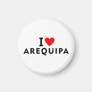 Arequipa Peru Liebesstadt Herz gefällt Reisen Magnet