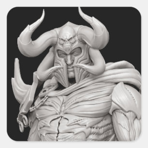 Ares Alternate Quadratischer Aufkleber