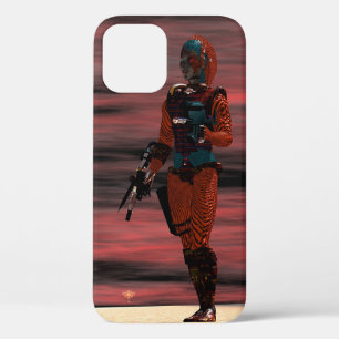 ARES CYBORG, RED SUNSET Science Fiction, Sci-Fi Case-Mate iPhone Hülle