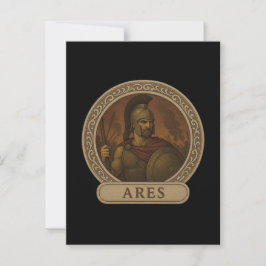 Ares God of War Postcard Postkarte