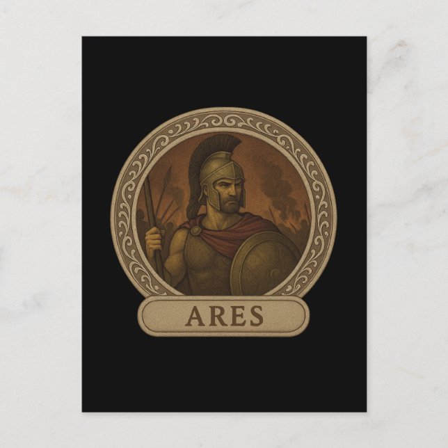 Ares God of War Postcard Postkarte (Vorderseite)