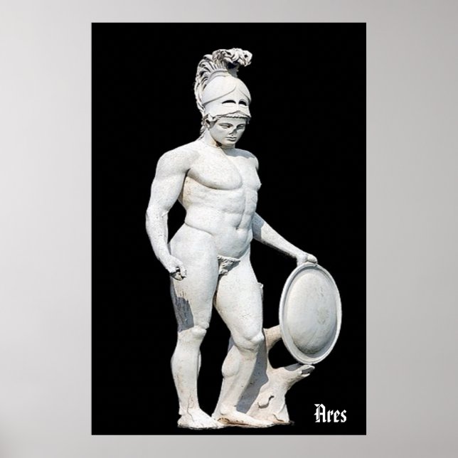 Ares / Griechischer Gott / Poster (Vorne)