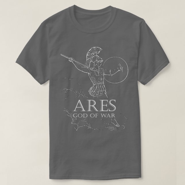 Ares War God Greek Mythology  T-Shirt (Design vorne)