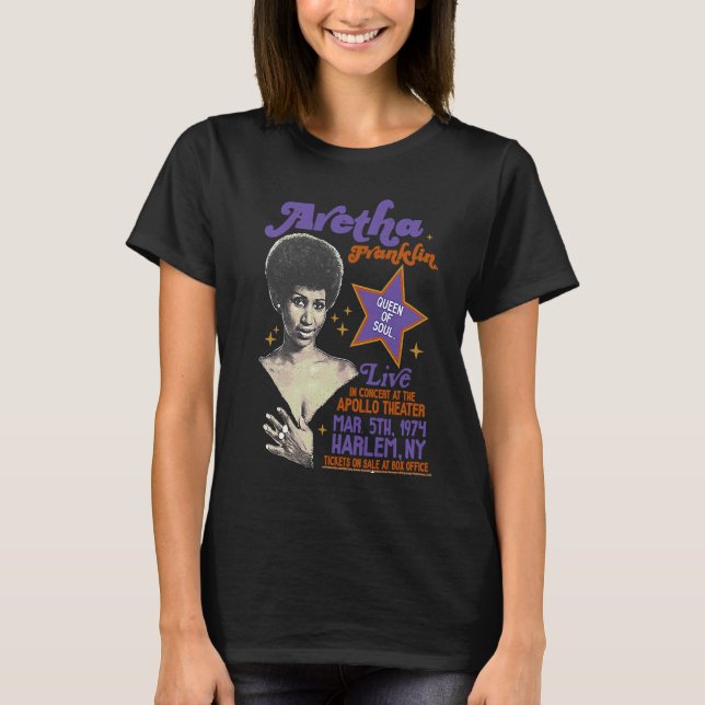 Aretha Franklin Harlem T-Shirt (Vorderseite)