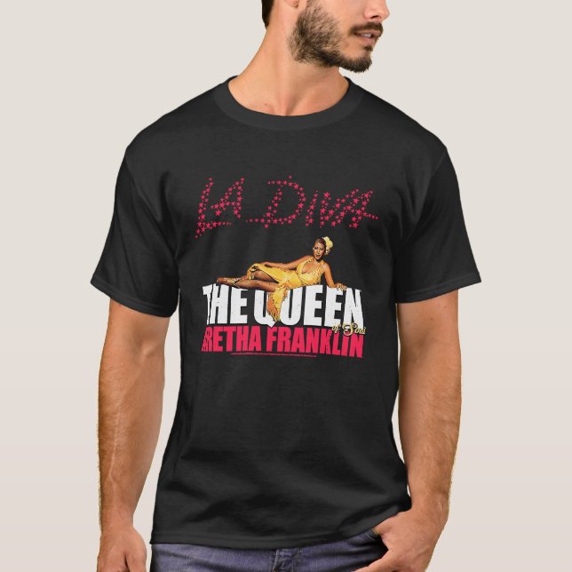 Aretha Franklin LA DIVA T-Shirt (Vorderseite)