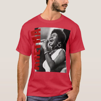 Aretha Franklin Retro ästhetische Kunst T-Shirt