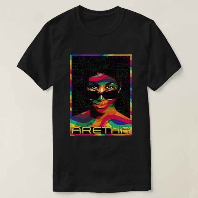 Aretha Franklin T-Shirt (Design vorne)