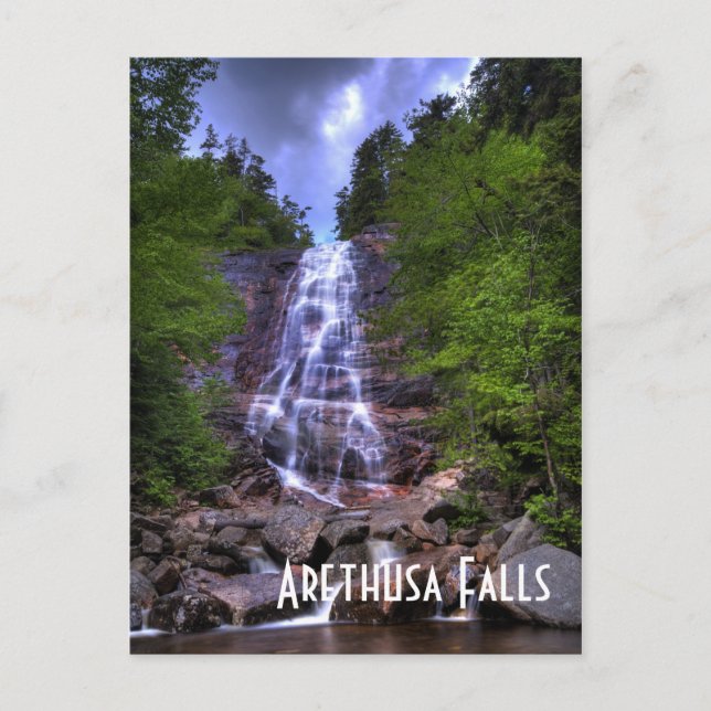 Arethusa Falls Postkarte (Vorderseite)