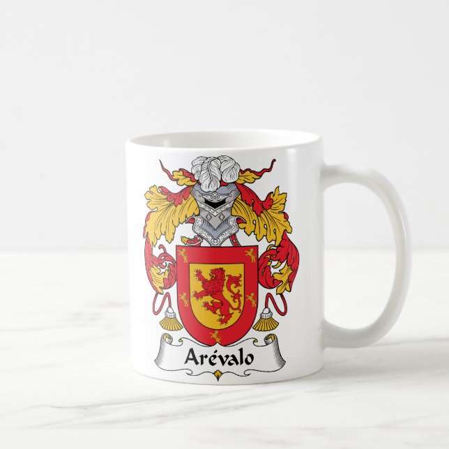 Arevalo Familienwappen Tasse (Rechts)