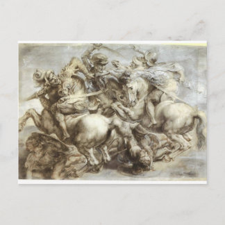 Arezzo anghiari Battle Postkarte