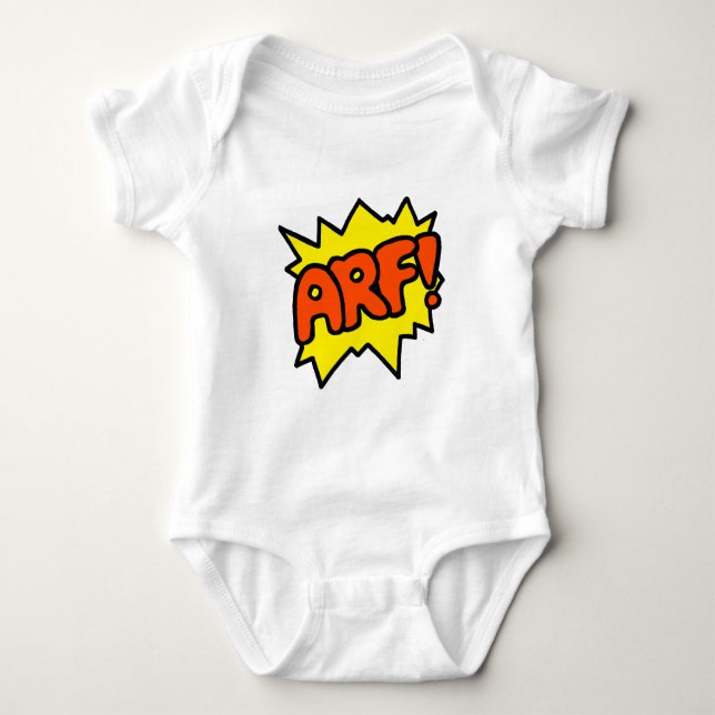 Arf! Baby Strampler (Vorderseite)