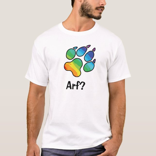 Arf? T-Shirt (Vorderseite)