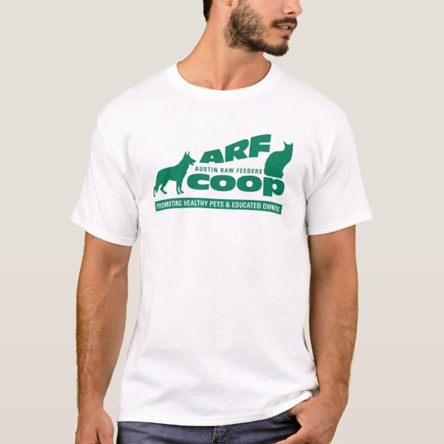 ARFcoop T - Shirt - roher Zufuhr-Korb Austins (Vorderseite)