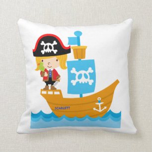 ARG Mädchen-Piraten-KissenReversible Kissen