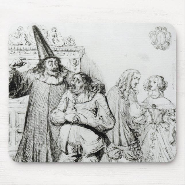 Argan und Monsieur Purgon Mousepad (Vorne)