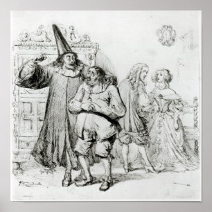 Argan und Monsieur Purgon Poster